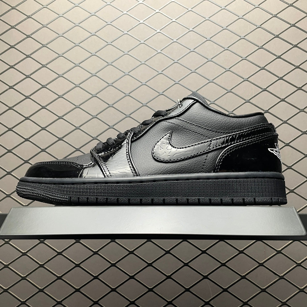 Air Jordan 1 Low "Black Croc"